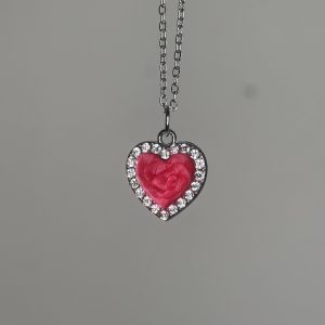 گردنبند کرومی قلب