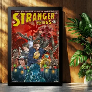تابلو طرح Starnger things
